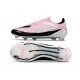 Bota de Fútbol Adidas F50 Elite Sin Cordones FG Rosa Blanco Negro