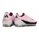 Bota de Fútbol Adidas F50 Elite Sin Cordones FG Rosa Blanco Negro