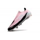 Bota de Fútbol Adidas F50 Elite Sin Cordones FG Rosa Blanco Negro