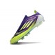 Adidas F50 Elite Sin Cordones FG Morado Rush Ftwr Blanco Limón Lúcido