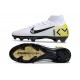Nike Air Zoom Mercurial Superfly 10 Elite FG Blanco Negro Amarillo