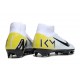 Nike Air Zoom Mercurial Superfly 10 Elite FG Blanco Negro Amarillo