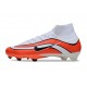 Nike Air Zoom Mercurial Superfly 10 Elite FG Rojo Blanco Negro