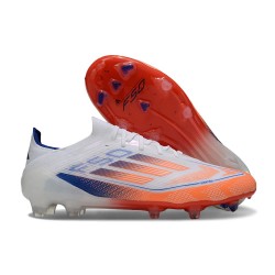 Adidas Bota F50 Elite FG Ftwr Blanco Rojo Azul Lúcido
