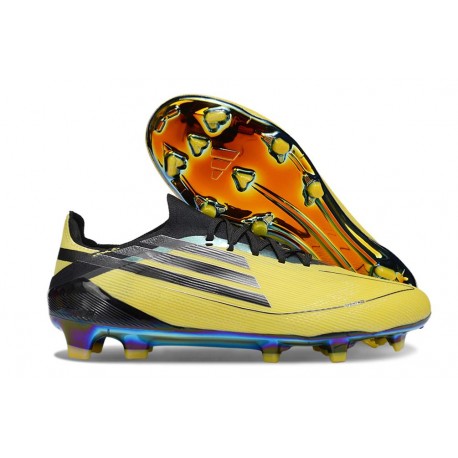 Adidas Bota F50 Elite FG Amarillo Negro