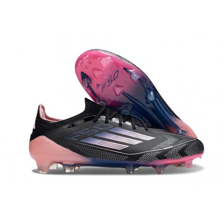 Adidas Bota F50 Elite FG Negro Rosa