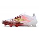 Adidas Bota F50 Elite FG Blanco Rojo Dorado
