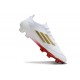 Adidas Bota F50 Elite FG Blanco Rojo Dorado