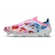 Adidas Bota F50 Elite FG Blanco Rosa Azul
