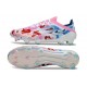Adidas Bota F50 Elite FG Blanco Rosa Azul