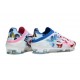 Adidas Bota F50 Elite FG Blanco Rosa Azul
