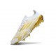 Zapatilla Adidas F50 + Elite FG Blanco Met Dorado