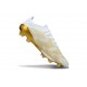 Zapatilla Adidas F50 + Elite FG Blanco Met Dorado