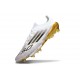 Zapatilla Adidas F50 + Elite FG Blanco Negro Met Dorado