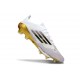 Zapatilla Adidas F50 + Elite FG Blanco Negro Met Dorado