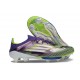 Zapatilla Adidas F50 + Elite FG Morado Rush Blanco Ftwr Limón Lúcido