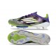 Zapatilla Adidas F50 + Elite FG Morado Rush Blanco Ftwr Limón Lúcido