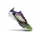 Zapatilla Adidas F50 + Elite FG Morado Rush Blanco Ftwr Limón Lúcido