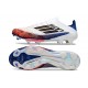 Adidas F50 Elite Laceless X Son FG Blanco Negro Rojo Vivo