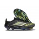 Zapatilla Adidas F50 + Elite FG Negro Hierro Met. Limón Lúcido