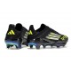 Zapatilla Adidas F50 + Elite FG Negro Hierro Met. Limón Lúcido