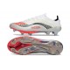 Adidas F50 + Elite FG X MESSI Ftwr Blanco Rojo Lúcido Plateado Met.