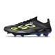 Zapatilla Adidas F50 + Elite FG Negro Hierro Met. Limón Lúcido