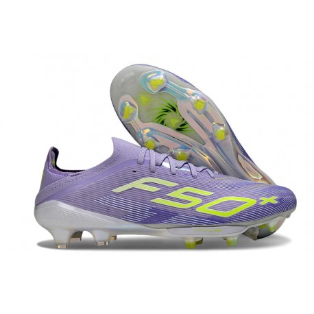 Zapatilla Adidas F50 + Elite FG Violeta Amarillo