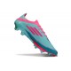 Zapatilla Adidas F50 + Elite FG Flash Agua Rosa Lúcido Lucid Cyan