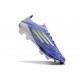 Zapatilla Adidas F50 + Elite FG Violeta Tone Limón Lúcido Morado Rush