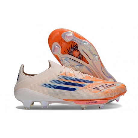 Zapatilla Adidas F50 + Elite FG Arancione Azul