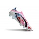Bota de Fútbol Adidas F50 Elite Sin Cordones FG Blanco Rosa Rojo Azul