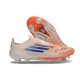Bota Adidas F50 + Sin Cordones FG Naranja Azul