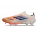 Bota Adidas F50 + Sin Cordones FG Naranja Azul