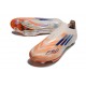 Bota Adidas F50 + Sin Cordones FG Naranja Azul