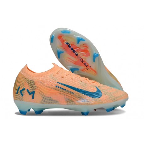 Botas de Futbol Nike Mercurial Vapor XVI Elite FG Mbappe Naranja Azul