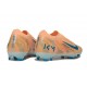 Botas de Futbol Nike Mercurial Vapor XVI Elite FG Mbappe Naranja Azul