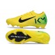 Botas de Futbol Nike Mercurial Vapor XVI Elite FG Mbappe Amarillo Verde Negro