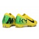 Botas de Futbol Nike Mercurial Vapor XVI Elite FG Mbappe Amarillo Verde Negro