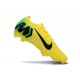 Botas de Futbol Nike Mercurial Vapor XVI Elite FG Mbappe Amarillo Verde Negro
