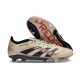 Botines de Futbol adidas Predator Elite FG Platino Met Negro Rojo