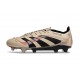 Botines de Futbol adidas Predator Elite FG Platino Met Negro Rojo