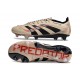 Botines de Futbol adidas Predator Elite FG Platino Met Negro Rojo