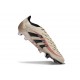 Botines de Futbol adidas Predator Elite FG Platino Met Negro Rojo