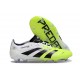 Botines de Futbol adidas Predator Elite FG Ftwr Blanco Negro Limón Lúcido