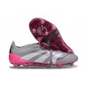 adidas Predator Elite Foldover Tongue FG Gris Blanco Rosa