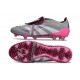adidas Predator Elite Foldover Tongue FG Gris Blanco Rosa
