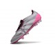adidas Predator Elite Foldover Tongue FG Gris Blanco Rosa