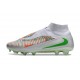 Bota De Fútbol Nike Phantom 6 High Elite Fg Blanco Verde Naranja