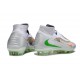 Bota De Fútbol Nike Phantom 6 High Elite Fg Blanco Verde Naranja